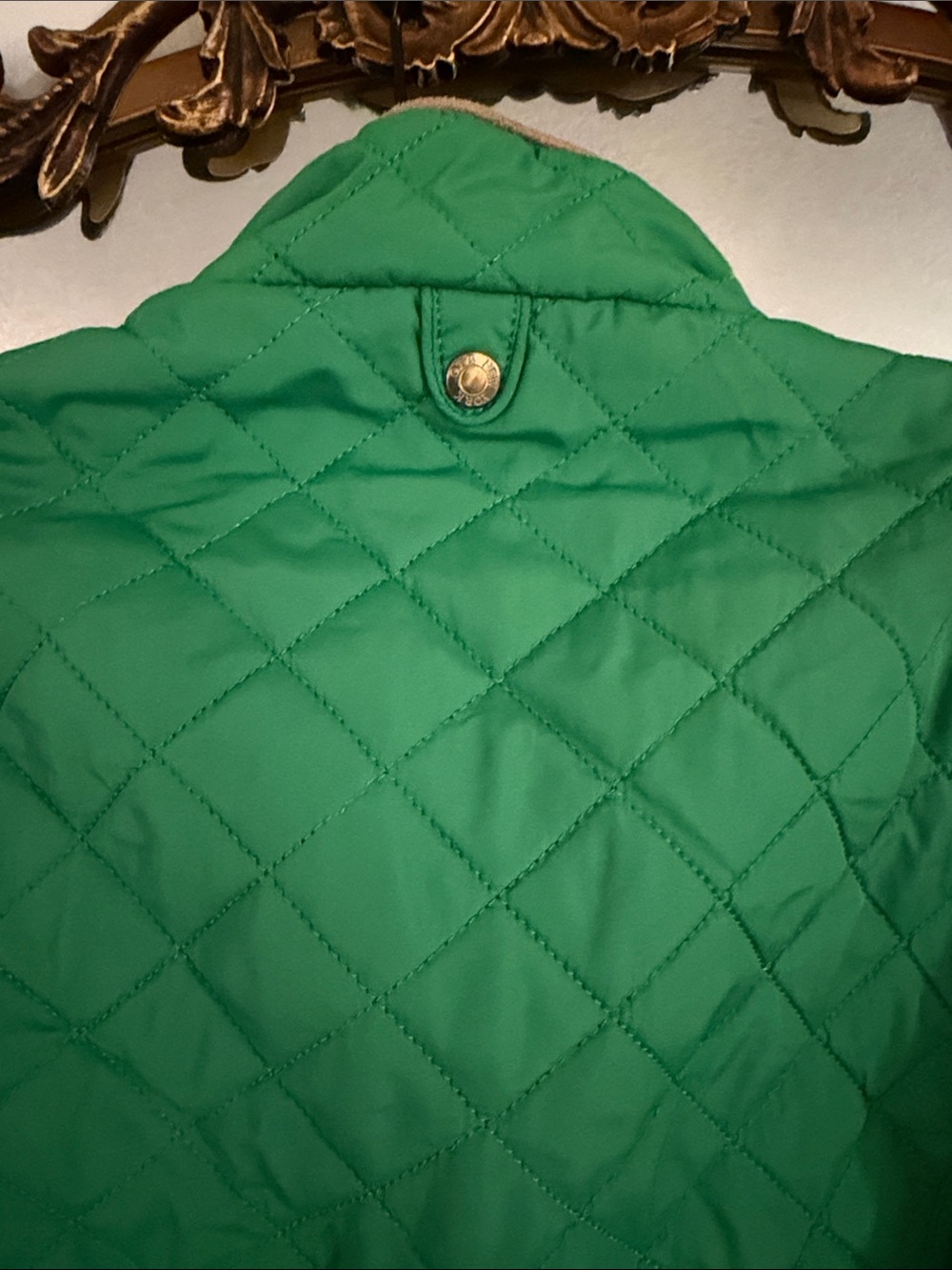 The OTB Outdoor Cannon Beach Quilted Green Women's Jacket - Picture 12 of 12